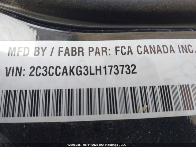 Aukcja sprzedaży 2020 Chrysler 300 Limited Awd, vin: 2C3CCAKG3LH173732, numer aukcji: 12606045