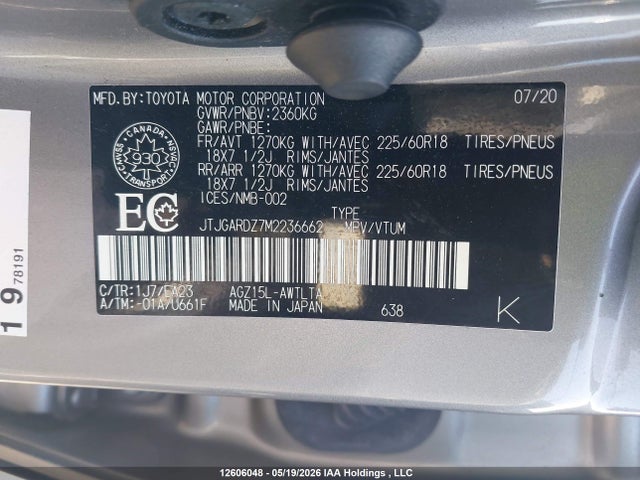 JTJGARDZ7M2236662 Lexus NX 300