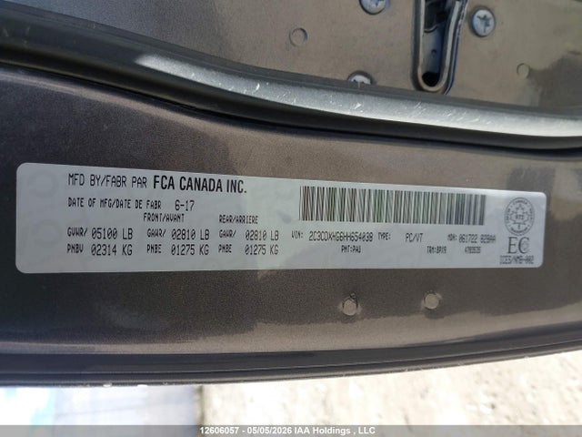 Aukcja sprzedaży 2017 Dodge Charger Sxt, vin: 2C3CDXHG6HH654038, numer aukcji: 12606057