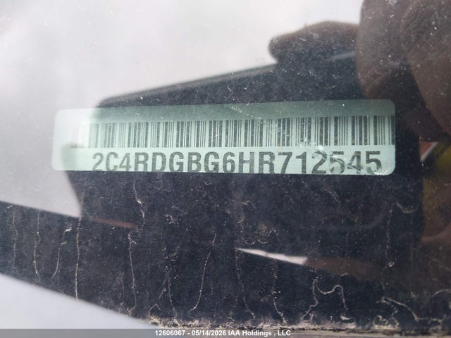 2C4RDGBG6HR712545 Dodge Grand Caravan Cvp/sxt