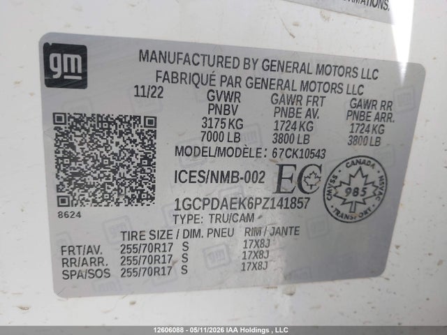 Chevrolet Silverado 2023 1GCPDAEK6PZ141857 Image 19