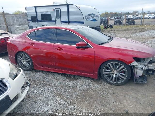 12606103 :رقم المزاد ، 19UUB1F55FA800706 vin ، 2015 Acura Tlx Tech مزاد بيع