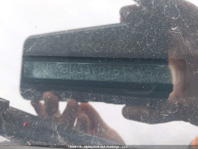 12606110 :رقم المزاد ، JTMBD33V075115572 vin ، 2007 Toyota Rav4 مزاد بيع