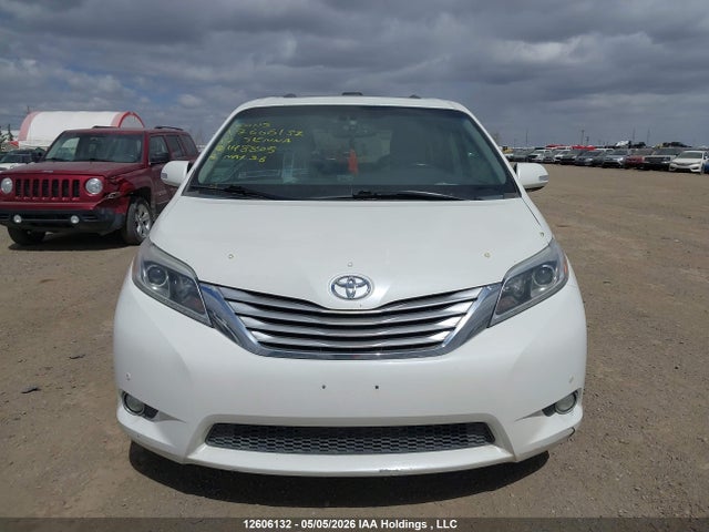 12606132 :رقم المزاد ، 5TDDZ3DC4HS148805 vin ، 2017 Toyota Sienna Xle/limited مزاد بيع