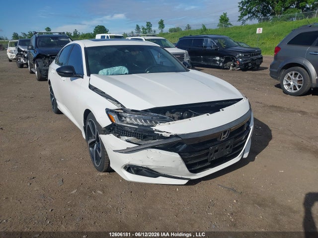 2021 Honda Accord Sport 1.5t მანქანა იყიდება აუქციონზე, vin: 1HGCV1F35MA803314, აუქციონის ნომერი: 12606181