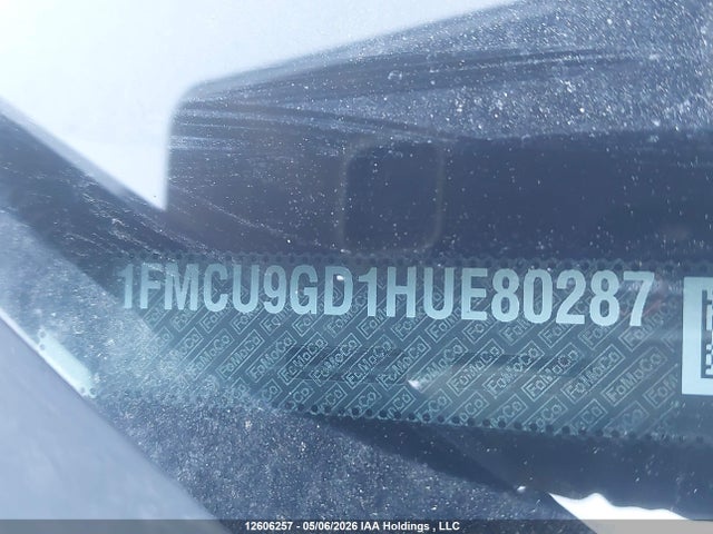1FMCU9GD1HUE80287 Ford ESCAPE SE
