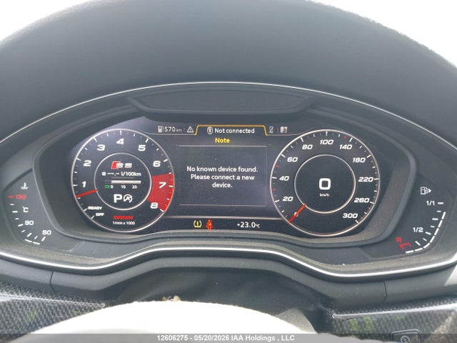 Aukcja sprzedaży 2018 Audi S5 Prestige, vin: WAUC4CF53JA115609, numer aukcji: 12606275