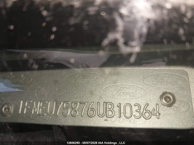 Продаж на аукціоні авто 2006 Ford Explorer Limited, vin: 1FMEU75876UB10364, номер лоту: 12606290