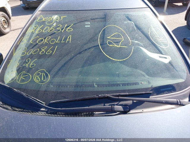12606316 :رقم المزاد ، 2T1BURHE5FC300861 vin ، 2015 Toyota Corolla L/le/le Pls/prm/s/s Pls مزاد بيع