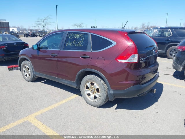 Aukcja sprzedaży 2013 Honda Cr-v Lx, vin: 2HKRM4H30DH109682, numer aukcji: 12598425