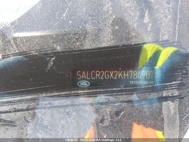 SALCR2GX2KH784907 Land Rover Discovery Sport Hse