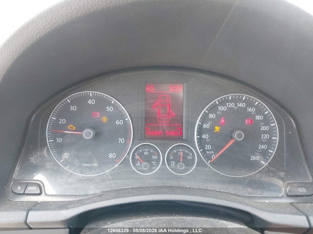 2008 Volkswagen Jetta 2.5l მანქანა იყიდება აუქციონზე, vin: 3VWRM31K38M028474, აუქციონის ნომერი: 12606329