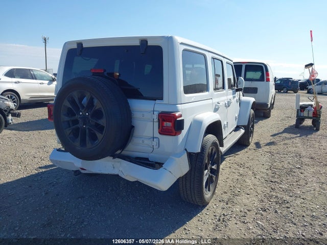 2022 Jeep Wrangler Unlimited High Altitude მანქანა იყიდება აუქციონზე, vin: 1C4HJXEG4NW262963, აუქციონის ნომერი: 12606357