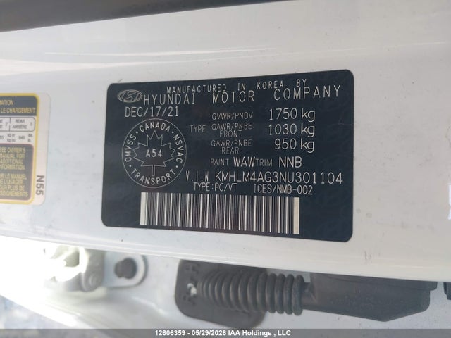 Hyundai ELANTRA SEL 2022 KMHLM4AG3NU301104 Image 9
