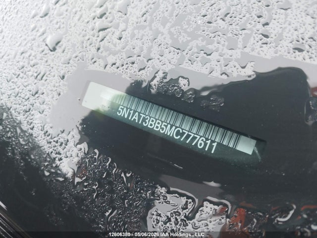 Продажа на аукционе авто 2021 Nissan Rogue Sv, vin: 5N1AT3BB5MC777611, номер лота: 12606380