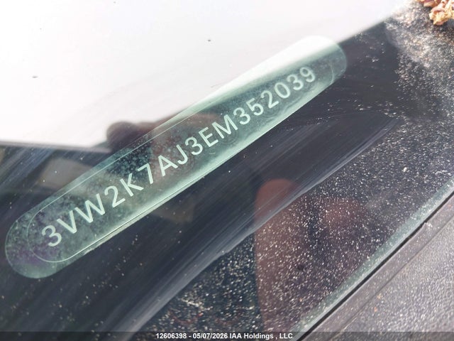 3VW2K7AJ3EM352039 Volkswagen Jetta 2.0l Trendline+