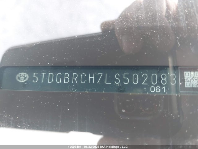 Aukcja sprzedaży 2020 Toyota Highlander Hybrid Xle, vin: 5TDGBRCH7LS502083, numer aukcji: 12606404