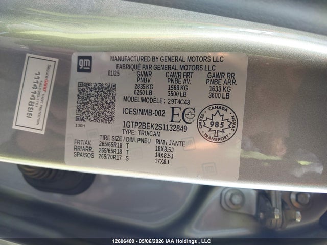 GMC Canyon 2025 1GTP2BEK2S1132849 Image 9