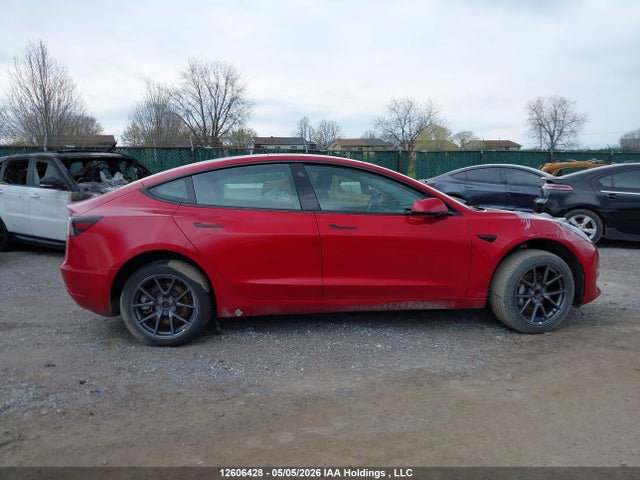 12606428 :رقم المزاد ، 5YJ3E1EA8NF341001 vin ، 2022 Tesla Model 3 Rwd/standard Range مزاد بيع