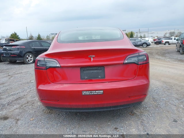 12606428 :رقم المزاد ، 5YJ3E1EA8NF341001 vin ، 2022 Tesla Model 3 Rwd/standard Range مزاد بيع