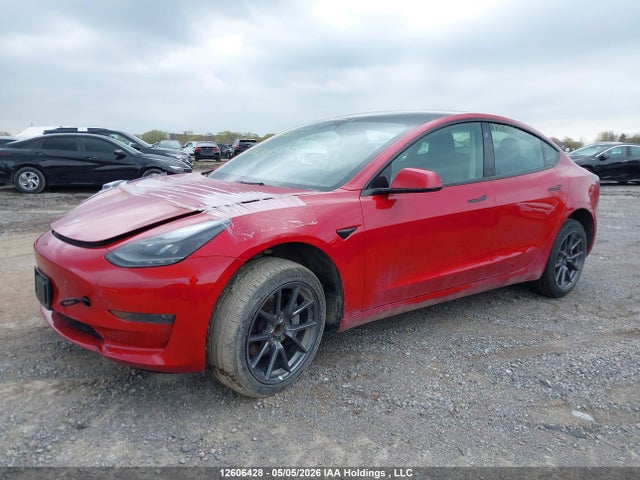 12606428 :رقم المزاد ، 5YJ3E1EA8NF341001 vin ، 2022 Tesla Model 3 Rwd/standard Range مزاد بيع