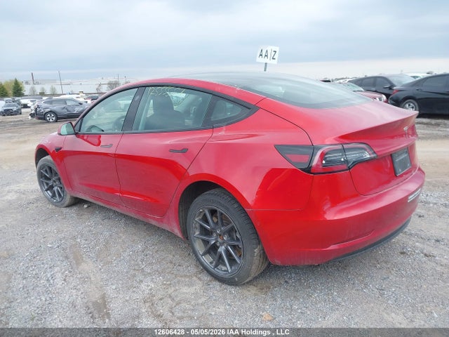 12606428 :رقم المزاد ، 5YJ3E1EA8NF341001 vin ، 2022 Tesla Model 3 Rwd/standard Range مزاد بيع