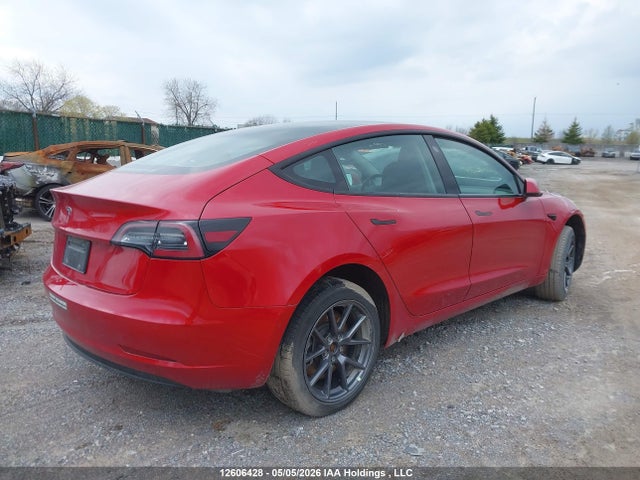 12606428 :رقم المزاد ، 5YJ3E1EA8NF341001 vin ، 2022 Tesla Model 3 Rwd/standard Range مزاد بيع