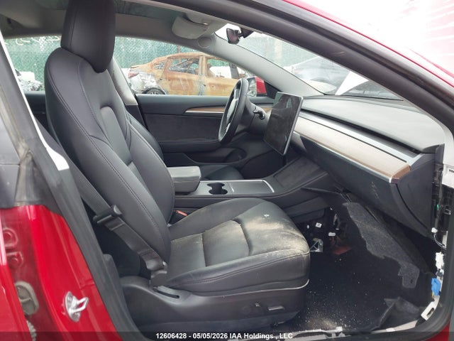12606428 :رقم المزاد ، 5YJ3E1EA8NF341001 vin ، 2022 Tesla Model 3 Rwd/standard Range مزاد بيع