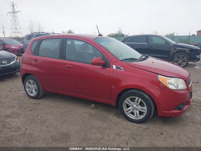 Продажа на аукционе авто 2009 Chevrolet Aveo Ls/lt, vin: KL1TD66E29B372469, номер лота: 12606431