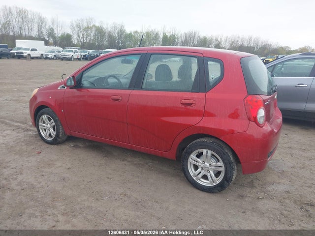 Продажа на аукционе авто 2009 Chevrolet Aveo Ls/lt, vin: KL1TD66E29B372469, номер лота: 12606431