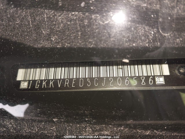 Aukcja sprzedaży 2012 Gmc Acadia Slt, vin: 1GKKVRED3CJ206586, numer aukcji: 12600383