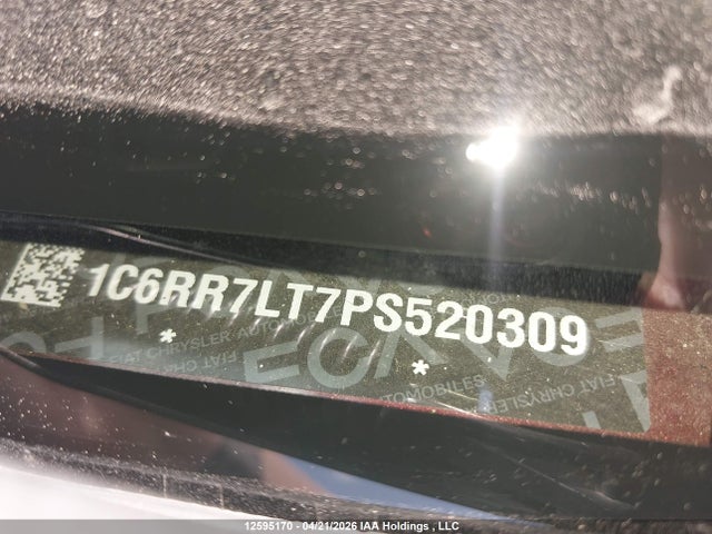 2023 Ram 1500 Classic Slt მანქანა იყიდება აუქციონზე, vin: 1C6RR7LT7PS520309, აუქციონის ნომერი: 12595170
