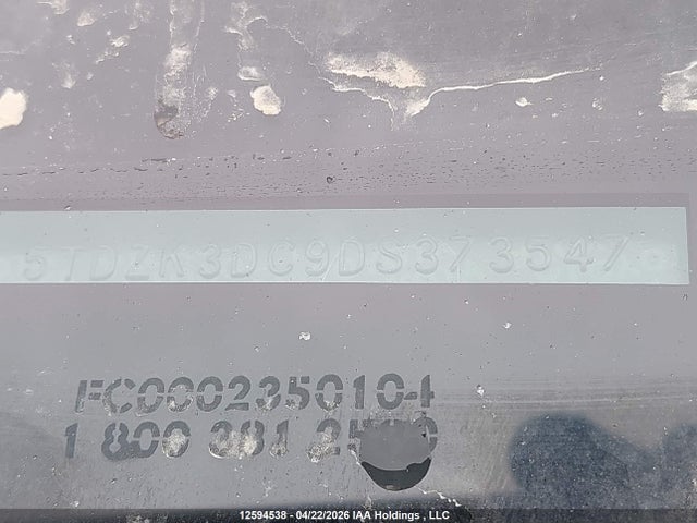 2013 Toyota Sienna V6 7 Passenger მანქანა იყიდება აუქციონზე, vin: 5TDZK3DC9DS373547, აუქციონის ნომერი: 12594538