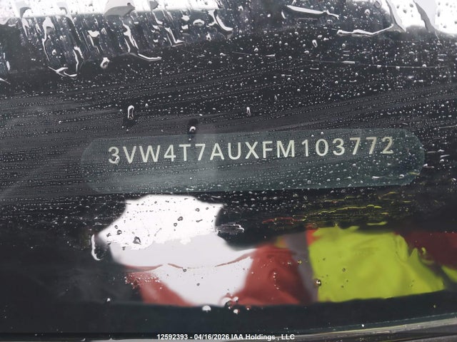 3VW4T7AUXFM103772 Volkswagen Golf Gti 5-door Autobahn