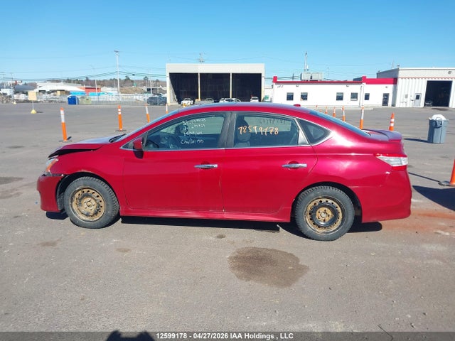 2013 Nissan Sentra 1.8 S/1.8 Sv მანქანა იყიდება აუქციონზე, vin: 3N1AB7AP8DL697965, აუქციონის ნომერი: 12599178