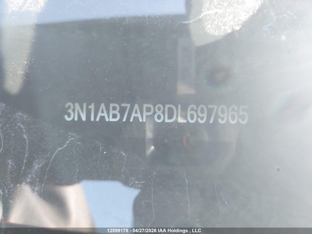 2013 Nissan Sentra 1.8 S/1.8 Sv მანქანა იყიდება აუქციონზე, vin: 3N1AB7AP8DL697965, აუქციონის ნომერი: 12599178