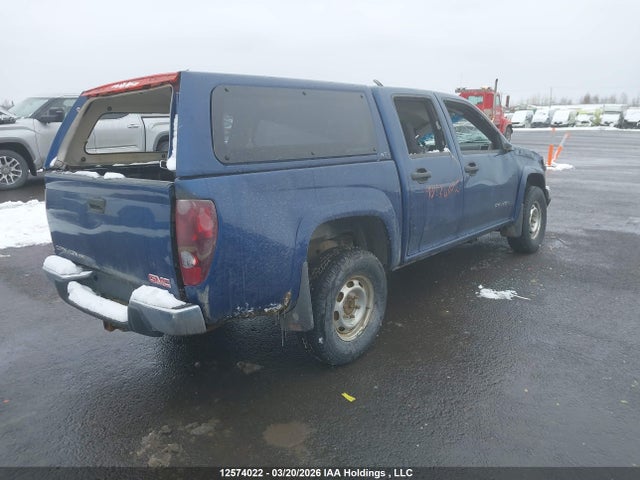 12574022 :رقم المزاد ، 1GTDT136758141235 vin ، 2005 Gmc Canyon Sle مزاد بيع