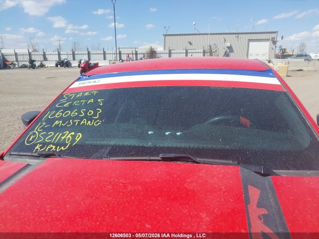 2012 Ford Mustang V6 Premium მანქანა იყიდება აუქციონზე, vin: 1ZVBP8AM9C5211769, აუქციონის ნომერი: 12606503