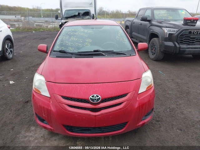12606555 :رقم المزاد ، JTDBT923481220775 vin ، 2008 Toyota Yaris مزاد بيع