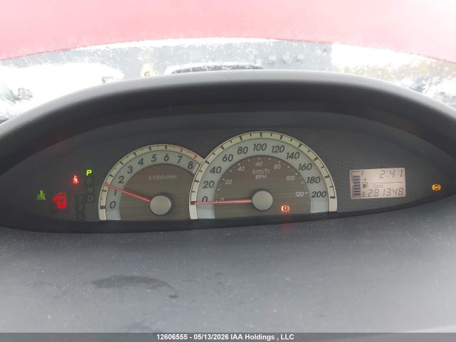 12606555 :رقم المزاد ، JTDBT923481220775 vin ، 2008 Toyota Yaris مزاد بيع