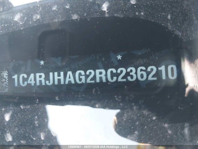 12606561 :رقم المزاد ، 1C4RJHAG2RC236210 vin ، 2024 Jeep Grand Cherokee Laredo مزاد بيع