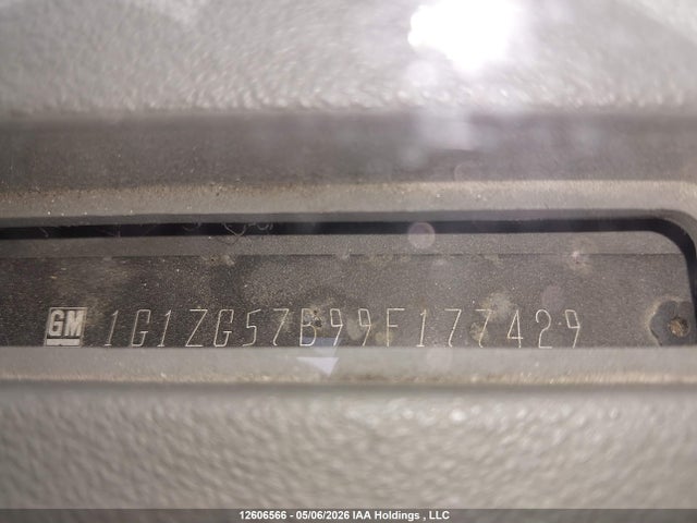 Aukcja sprzedaży 2009 Chevrolet Malibu Ls, vin: 1G1ZG57B99F177429, numer aukcji: 12606566