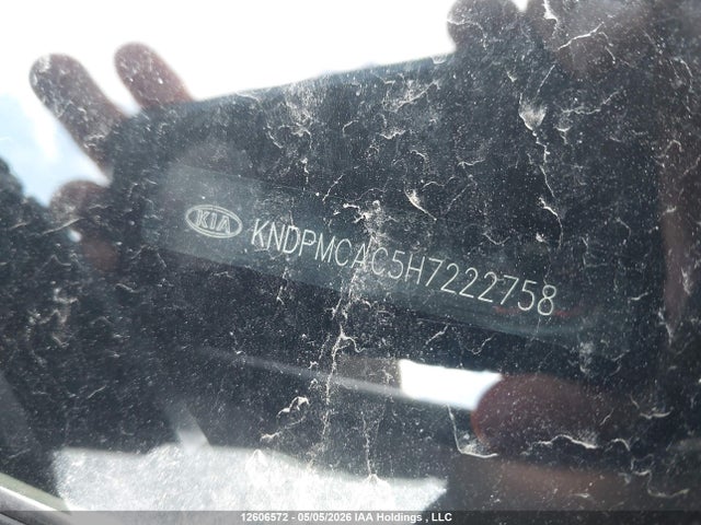 12606572 :رقم المزاد ، KNDPMCAC5H7222758 vin ، 2017 Kia Sportage Lx مزاد بيع