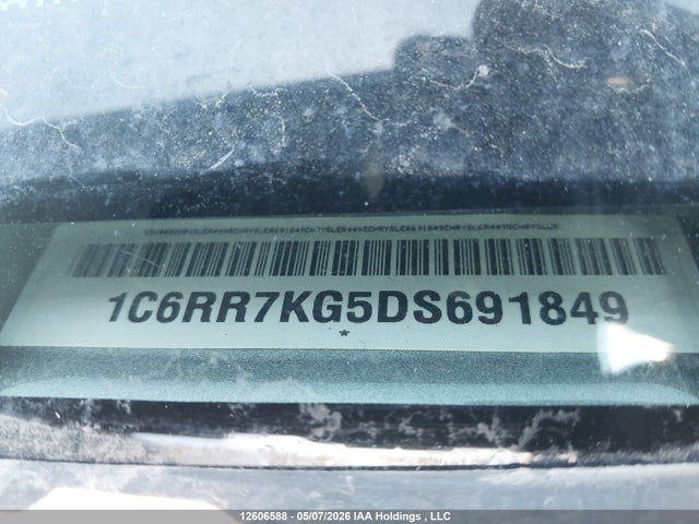 12606588 :رقم المزاد ، 1C6RR7KG5DS691849 vin ، 2013 Ram 1500 St مزاد بيع