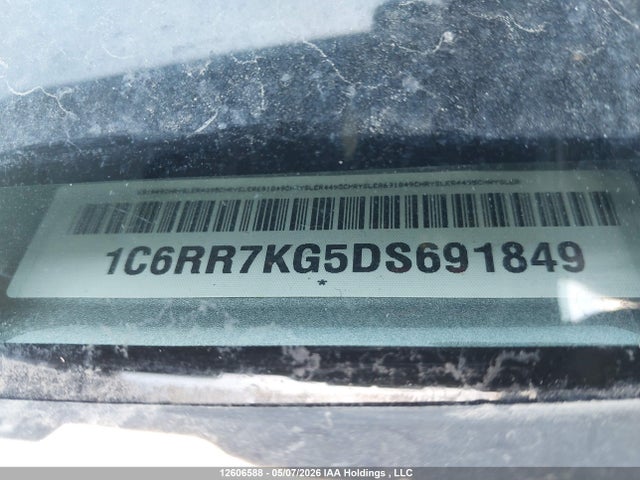 12606588 :رقم المزاد ، 1C6RR7KG5DS691849 vin ، 2013 Ram 1500 St مزاد بيع