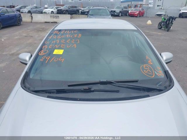 12601478 :رقم المزاد ، 2HGFB2F44EH032223 vin ، 2014 Honda Civic Lx مزاد بيع