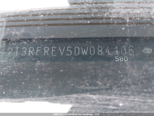 12601317 :رقم المزاد ، 2T3RFREV5DW084106 vin ، 2013 Toyota Rav4 Xle مزاد بيع