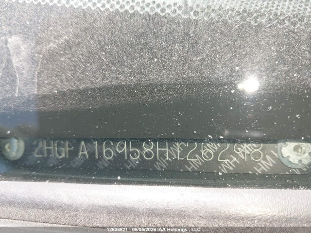 2008 Honda Civic Exl მანქანა იყიდება აუქციონზე, vin: 2HGFA16958H126298, აუქციონის ნომერი: 12606621