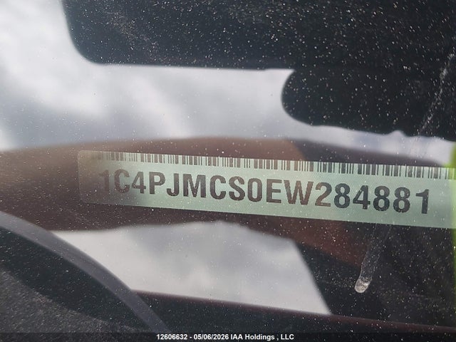 12606632 :رقم المزاد ، 1C4PJMCS0EW284881 vin ، 2014 Jeep Cherokee Latitude مزاد بيع