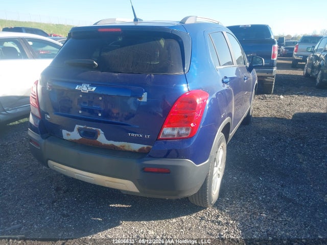 Aukcja sprzedaży 2014 Chevrolet Trax 1lt, vin: 3GNCJLEB4EL162608, numer aukcji: 12606633